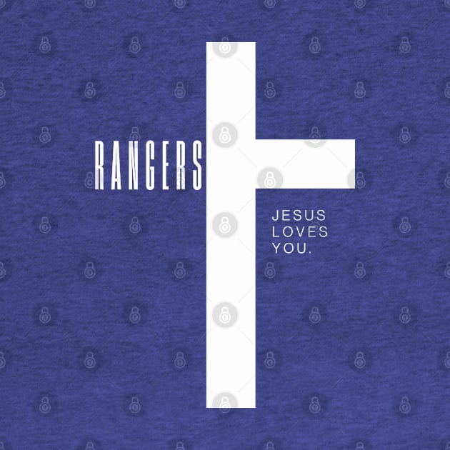 RANGERS JESUS LOVES YOU by Lolane